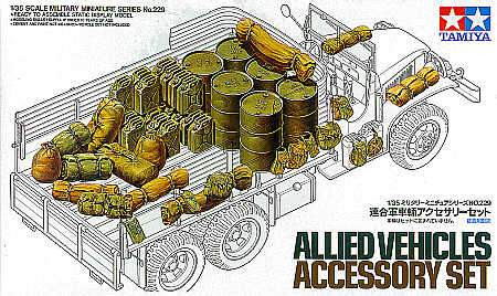 Tamiya 1:35 Allied Vehicles Accessory set