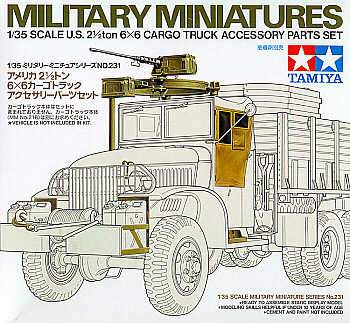 Tamiya 1:35 U.S. Type 353 6x6 2.5ton truck Accessories