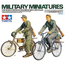 Tamiya 1:35 German Bicycles figura makett