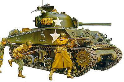 Tamiya 1:35 M4A3 Sherman late production type with 75mm Gun
