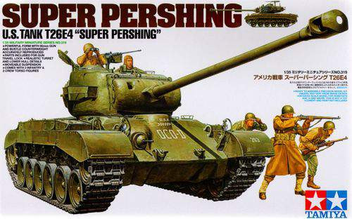 Tamiya 1:35 T26E4 'Super Pershing' U.S. Tank harcjármű makett