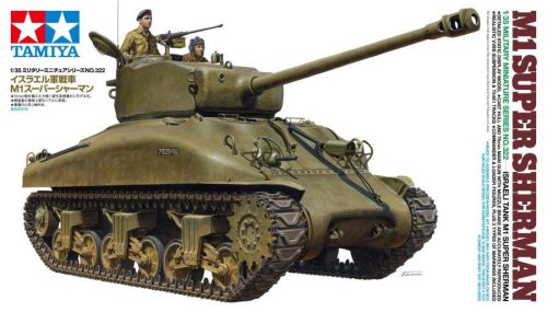 Tamiya 1:35 Israeli tank M1 Super Sherman harcjármű makett
