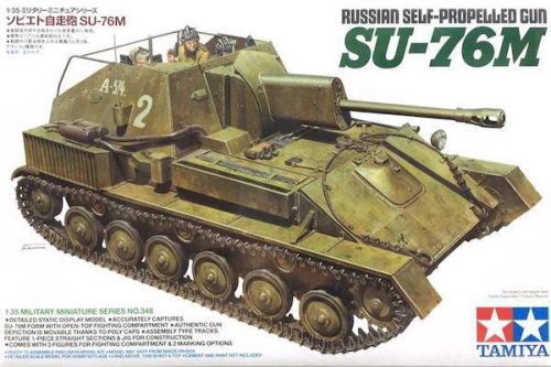 Tamiya 1:35 Soviet SU-76M Self-Propelled Gun harcjármű makett