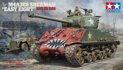 Tamiya 1:35 U.S. Medium Tank M4A3E8 Sherman “Easy Eight” harcjármű makett