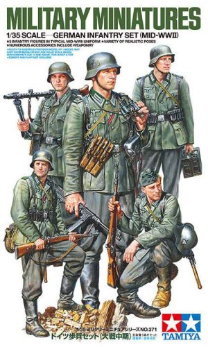 Tamiya 1:35 German Infantry Set (Mid-WWII)