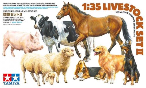 Tamiya TA35385 1:35 Livestock Set II