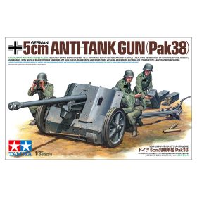   Tamiya 1:35 German 5 cm Anti-Tank Gun (Pak38) with crew - 4  figures