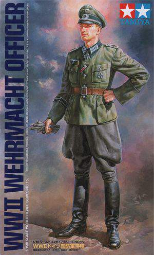 Tamiya 1:16 Wehrmacht Officer figura makett