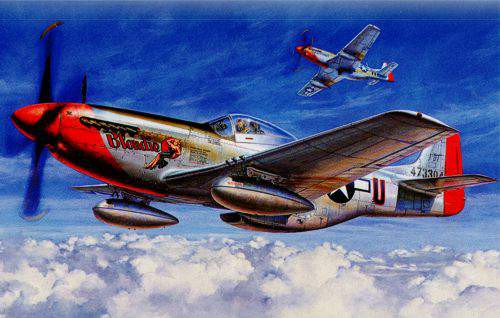 Tamiya 1:32 P-51 Mustang repülő makett