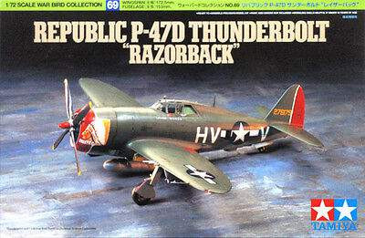 Tamiya 1:72 THUNDERBOLT P-47D repülő makett