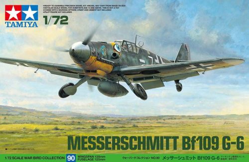 Tamiya 1:72 Messerschmitt Bf-109G-6 repülő makett
