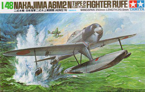 Tamiya 1:48 Nakajima A6M2-N Type 2 Rufe repülő makett