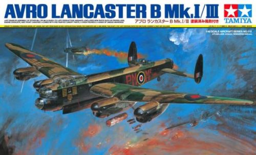 Tamiya 1:48 Avro Lancaster B. Mk. I/III  repülő makett