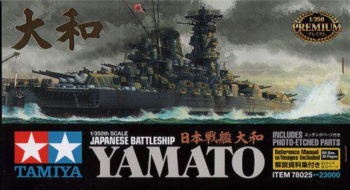 Tamiya 1:350 IJN Yamato hajó makett