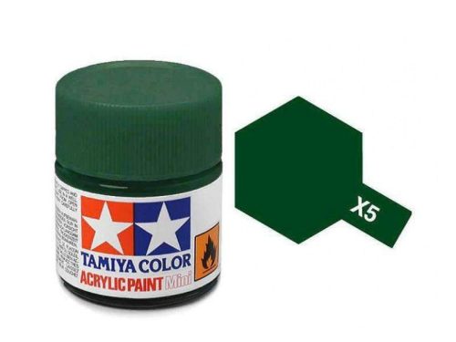 Tamiya mini acrylic X-5 Green