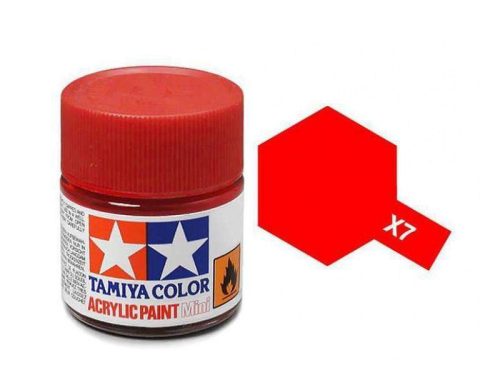 Tamiya mini acrylic X-7 Red