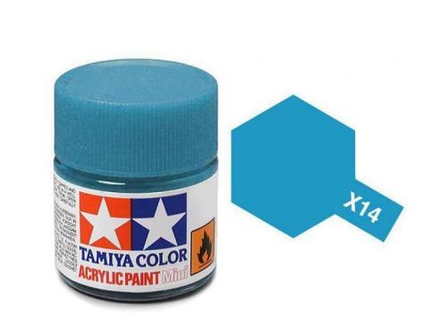 Tamiya mini acrylic X-14 Sky Blue