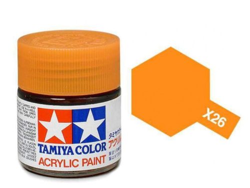 Tamiya mini acrylic X-26 Clear Orange