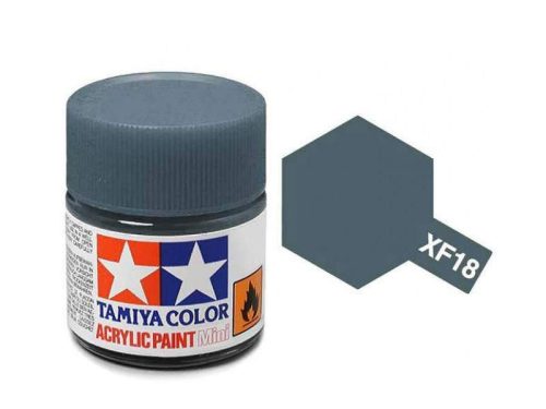 Tamiya mini acrylic XF-18 Medium Blue