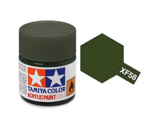 Tamiya mini acrylic XF-58 Olive Green