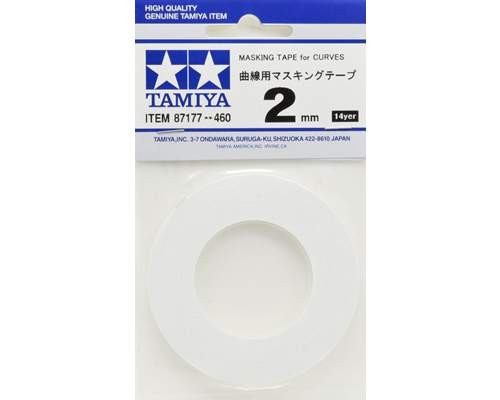 Tamiya 2mm Masking Tape for curves (hajlékony maszkolószalag)