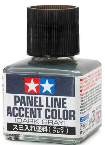 Tamiya Panel Line Accent Color (Dark Gray, enamel, flat)