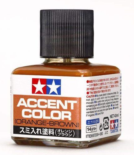 Tamiya Panel Line Accent Color (Orange-Brown, enamel, flat) 40 ml