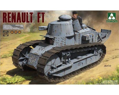 Takom 1:16 French Light Tank Renault FT-17 (3 in 1)