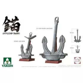 Takom 1:16 BATTLESHIP YAMATO ANCHOR