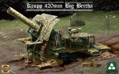Takom 1:35 German Empire 420mm Big Bertha Siege Howitzer