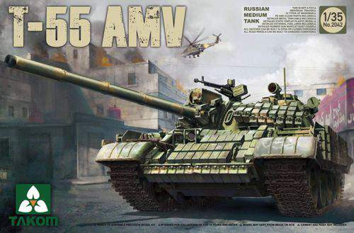 Takom 1:35 Soviet T-55 AMV Medium Tank