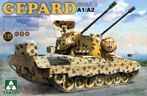 Takom 1:35 Bundeswehr Flackpanzer1 Gepard SPAAG A1/A2 2 in 1