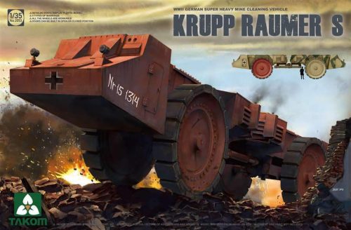 Takom 1:35 WWII German Super Heavy Mine Clearing Vehicle Krupp Raumer S