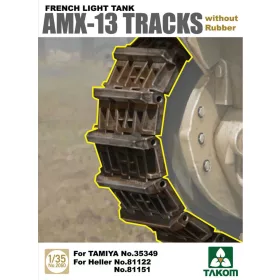 Takom 1:35 French Light Tank AMX-13 Tracks without Rubber
