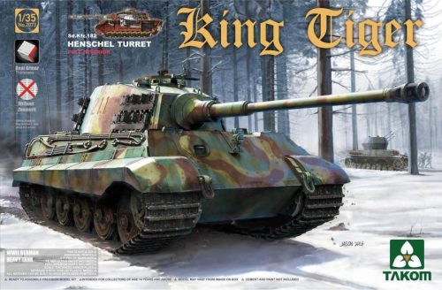 Takom 1:35 WWII German Heavy Tank Sd.Kfz.182 King Tiger Henschel Turret