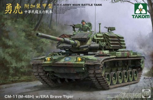 Takom 1:35 R.O.C. Army CM-11 (M48H) Brave Tiger MBT w/ERA