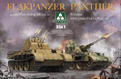 Takom 1:35 Flakpanzer Panther ”Coelian” with 37mm Flakzwilling 341