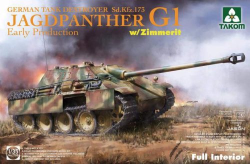 Takom 1:35 Jagdpanther G1 early w/ Zimmerit full Interior