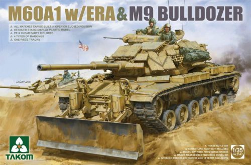 Takom 1:35 M60A1 w/ERA & M9 Bulldozer