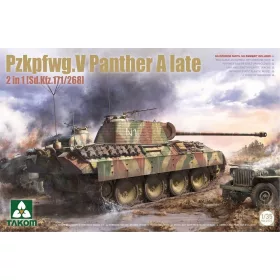 Takom 1:35 Pzkpfwg.V Panther A late 2in1 (Sd.Kfz.171/268)
