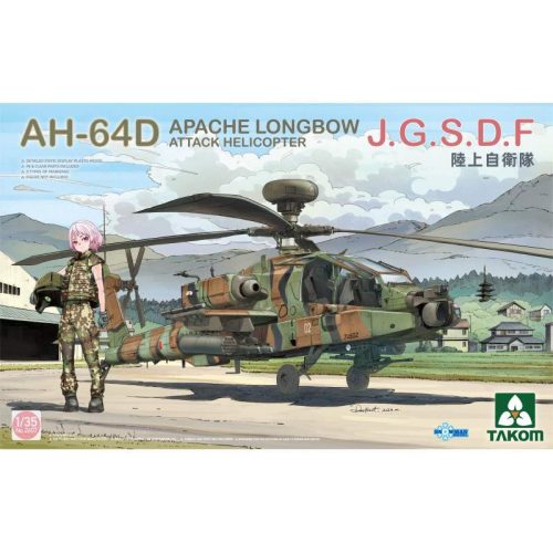 Takom 1:35 AH-64D Apache Longbow Attack Helicopter J.G.S.D.F.