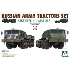 Takom 1:72 Russian Army Tractors KZKT-537L & MAZ537 1+1