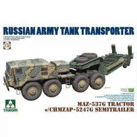Takom 1:72 MAZ-537G Tractor w/CHMZAP-5247G SEMITRRAILER