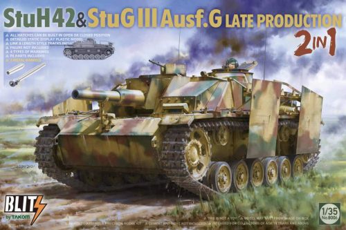 Takom 1:35 StuH42&StuG III Ausf.G Late Prodution 2 in 1