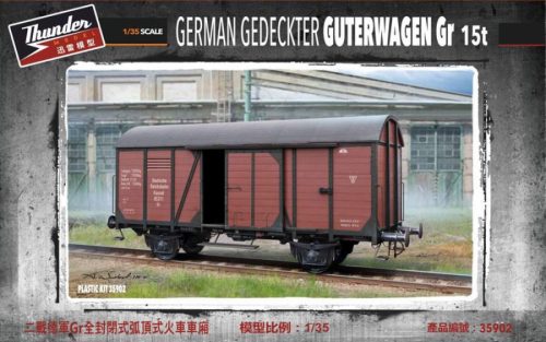 Thunder Model 1:35 German Gedeckter Güterwagen Gr type 15t