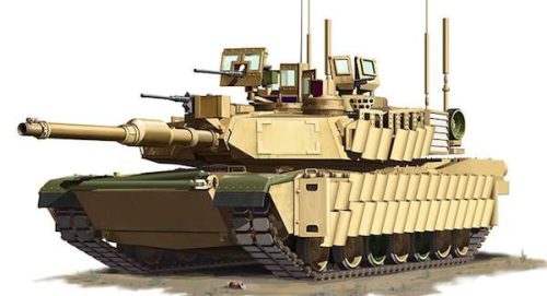 Tiger Models 1:72 M1A2 SEP TUSK II harcjármű makett