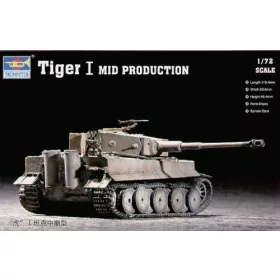   Trumpeter 1:72 Tiger I Mid. Production 07243 harcjármű makett