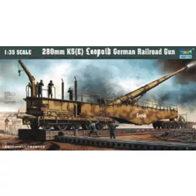Trumpeter 1:35 Eisenbahngeschütz Leopold 280mm K5 (E)