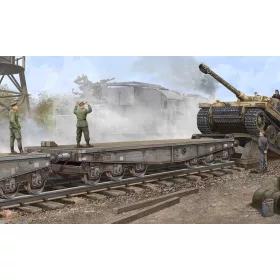 Trumpeter 1:35 Schwere Plattformwagen Type SSyms 80