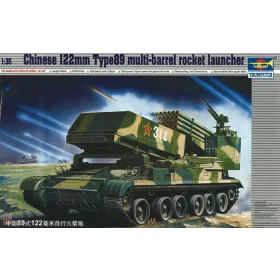   Trumpeter 1:35 Chinesischer Raketenwerfer 122mm Typ 89 Multi-barrel Rocket Launcher